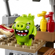 乐高（LEGO） 愤怒的小鸟系列 捣毁猪猪城堡 75824
