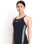 秒杀：历史新低@sPEEDO 速比涛 Monogram 女式显瘦连体泳衣
