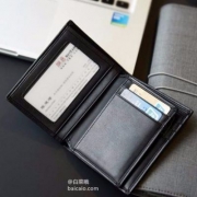 网易严选 男士牛皮简约短款钱包