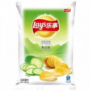 乐事 马铃薯片 清新清爽黄瓜味 45g *15件