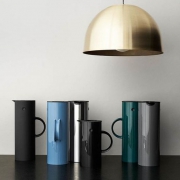 Stelton 935 啄木鸟保温水壶 黑色 亮面 0.5L