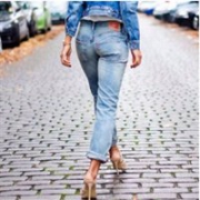 Levi's 李维斯 女士501系列破洞牛仔裤
