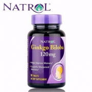 NATROL 耐趣 银杏叶精华胶囊 120mg*60粒