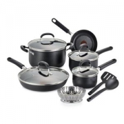 T-fal 特福 红点钛极不粘锅具 12件套