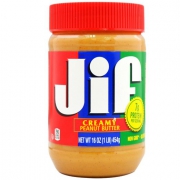 积富（JiF） 颗粒型花生酱 454g 美国进口