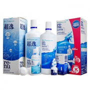 博士伦 润明除蛋白隐形眼镜护理液500ml+500ml+60ml+润眼液8ml