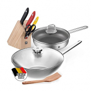 双立人（ZWILLING）  TWIN TWIN Specials 30cm中式炒锅8件套