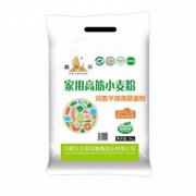 鑫乐 河套平原家用高筋小麦粉5KG*2