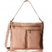 Fossil 化石 Piper 女士真皮大号斜挎包 3.1折$79.99