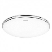 Panasonic 松下 11W 现代简约LED卧室灯吸顶灯 带银色装饰带 HHLA1038CBW01