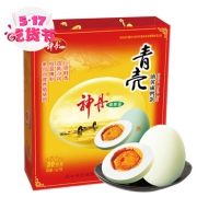 神丹 青壳油黄咸鸭蛋 30枚*52g 1.56Kg/盒