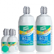 爱尔康 傲滴乐明隐形眼镜护理液300ml*2+60ml*2