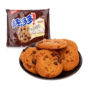 趣多多 啊咖啡味大块巧克力曲奇饼干216g