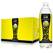 新低价：倍丽 柠檬味 苏打汽水 500ML*15瓶/箱