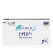 强生 润眸双周抛隐形眼镜 6片装*2盒
