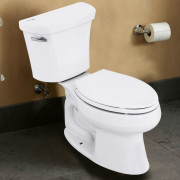 科勒（KOHLER） K-5343T-0 纽华氏五级旋风分体座便器 +电动洁身器套装