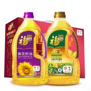 福临门 健康双福星 葵籽玉米油组合 2.5L*2