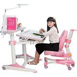 送读书架+原装椅套！心家宜 贵族儿童桌椅组合套装M107+M200     1999元（3998元，下单用码5折）