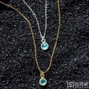 Dogeared 朵吉兒 女士纯银镀金色绿玉髓项链 Prime会员凑单免费直邮含税