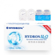 HYDRON 海昌 H2O 隐形眼镜月抛 6片装 *3件