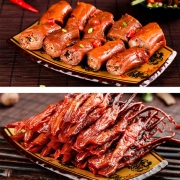 煌上煌   鸭舌*3袋+鸭脖*3袋 组合装 汁香入味
