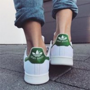 Adidas Stan Smith大童款绿尾