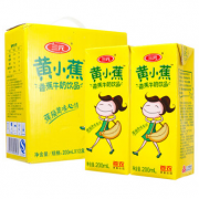 20点特价：三元 黄小蕉 香蕉牛奶饮品200ml*12礼盒装