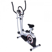SUNNY HEALTH&FITNESS 多功能磁控健身车椭圆机 SF-EB3611 银黑色 106*32*66CM(供应商直送)