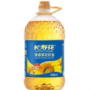 长寿花 压榨一级 8次精纯 食用油 清香葵花籽油 4L