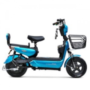 小刀电动车 2017新款电动自行车踏板车代步车电瓶车 H7 金属蓝绿 48V20AH