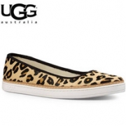 UGG Kammi 女士豹纹款真皮平底休闲鞋 2.9折$34.99