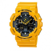 CASIO 卡西欧 G-SHOCK GA-100A-9A 男士双显运动手表