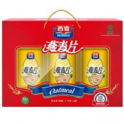 限华南：西麦 早餐谷物 膳食纤维 即食纯燕麦片礼盒 1000g