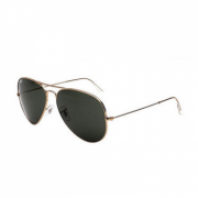 Ray-Ban/雷朋 飞行员经典系列太阳镜 金边绿片