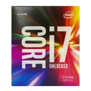 英特尔（Intel）  i7-6700k处理器 酷睿四核 1151接口 盒装CPU处理器 赠8GB内存条