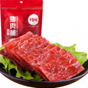限广东：百草味 肉干肉脯 靖江猪肉脯 200g/袋
