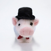 Gund  Pop 穿礼服粉色小猪 6英寸（15cm）