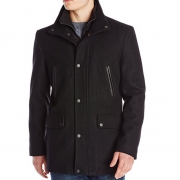 凯尼斯柯尔(KENNETH COLE)  Wool-Blend Coat 羊毛风衣， 附mgpyh提醒