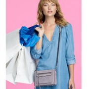 Rebecca Minkoff 瑞贝卡 Avery 真皮斜挎包  深薰衣草色