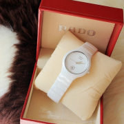 雷达（RADO） True Jubile R27695722 女款陶瓷时装腕表 精密陶瓷表带 洁白纯美