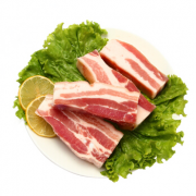 限地区：丹麦皇冠 进口猪带骨五花肉条 500g/袋