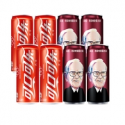 可口可乐（Coca-Cola） 京东定制 限量版礼盒 可口可乐&樱桃可乐 330ml*8瓶