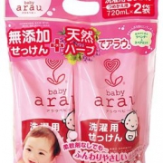 prime会员：arau.宝宝婴幼儿 洗衣液 替换装720ml×2袋