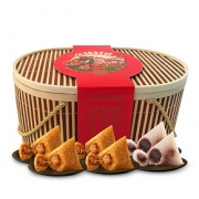 久知味 嘉兴端午粽子竹篮装 8荤6素3口味 1710g*2件