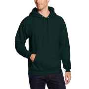 恒适（Hanes）  Pullover EcoSmart 男士套头帽衫 墨绿色