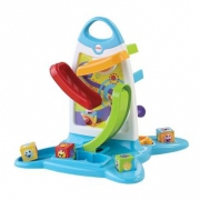费雪（Fisher Price） BFH57 奇趣积木玩耍墙 娱乐性强