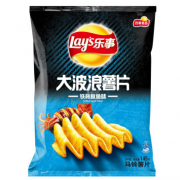 限地区：乐事 大波浪薯片 铁板鱿鱼味 145g