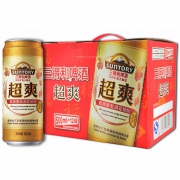 三得利（Suntory） 超爽啤酒 500ml*12听*2箱 9.5度