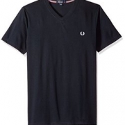 Fred Perry 男士纯棉T恤 V领