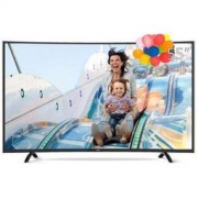 TCL L55P1-CUD 55英寸 真4K曲面智能HDR液晶电视机